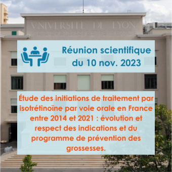 Réunion scientifique 10 Novembre 2023 à 12h30