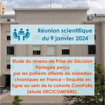 Réunion scientifique 9 janvier 2024 à 12h