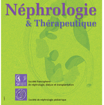 Médicaments potentiellement inappropriés et charge anticholinergique et sédative chez les patients âgés ambulatoires atteints de maladie rénale chronique avancée