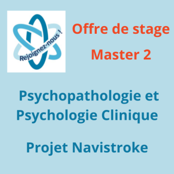 Offre de stage - Master 2 de Psychopathologie et Psychologie Clinique