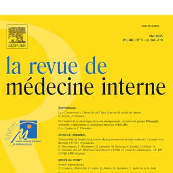 [History of internal medicine in France]